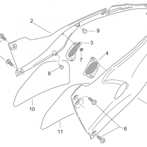 Central body - Side panels
