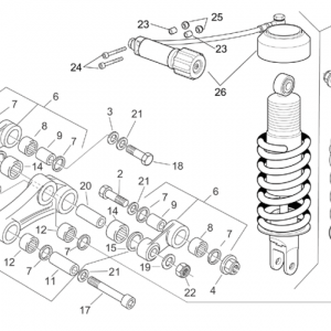 Rear shock absorber