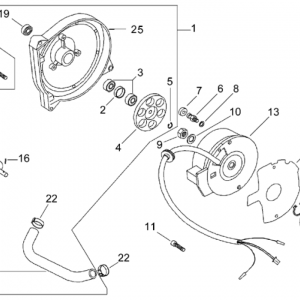 Flywheel - Water pump