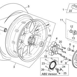 Rear wheel