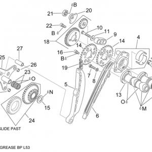 Rear cylinder timing system
