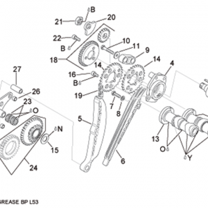 Rear cylinder timing system