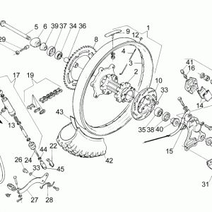 Rear wheel