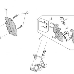 Front brake caliper