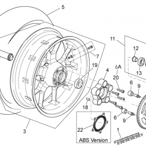 Rear wheel