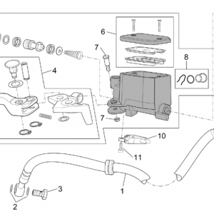 Front master cilinder