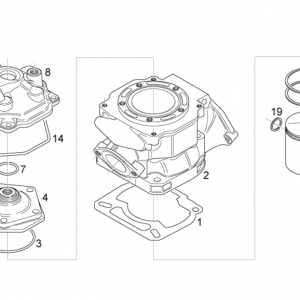 Cylinder - Head - Piston
