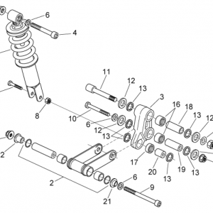 Rear shock absorber